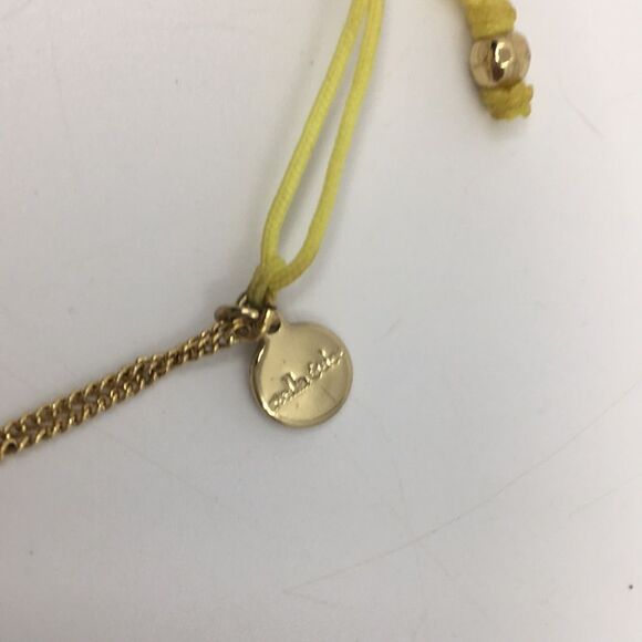 Stella & Dot Arrow Wishing Corded Gold Tone Adjustable Bracelet - Picture 3 of 16